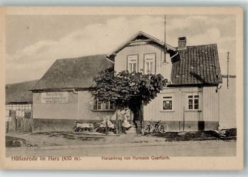 Hüttenrode Gasthaus Harzerkrug Fahrrad