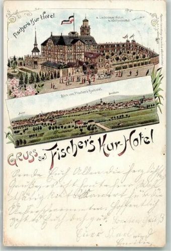Wolfenbüttel 1897 Kurhotel Fischer Lechlumer Holze