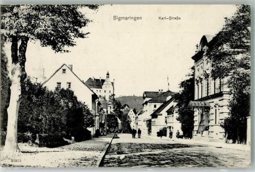 Sigmaringen 1910 Karl-Straße
