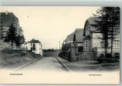 Lüdenscheid 1908 Sachsenstraße