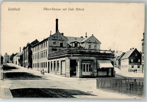 Limbach-Oberfrohna Albert Straße Gasthaus Cafe Dittrich