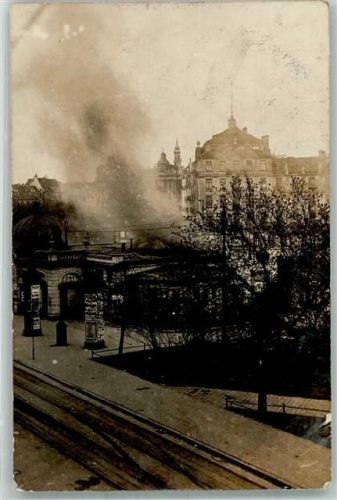 München 1918 - 1919 Litfaßsäule Politik Massenstreik