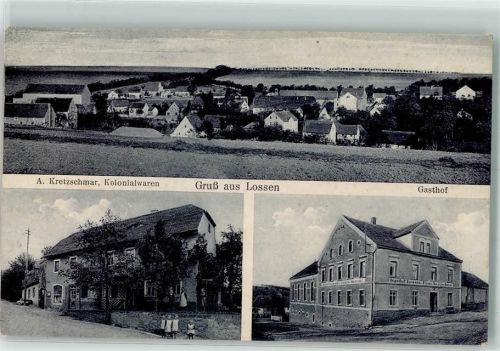 Lossen Kolonialwaren Kretschmar Gasthaus