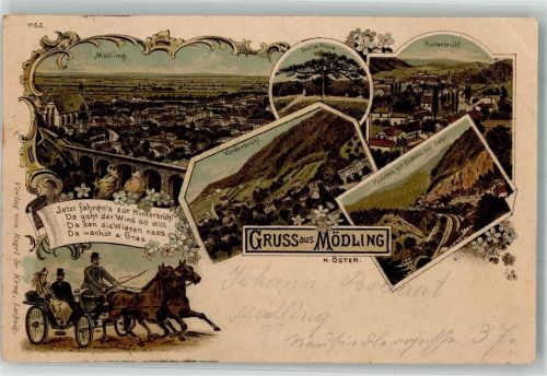 Mödling 1901 Hinterbühl