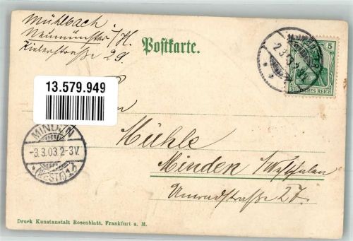 Schleswig 1903 Muschel Regierungsgebäude