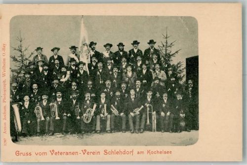 Schlehdorf Veteranenverein Schlehdorf Gruppenaufnahme