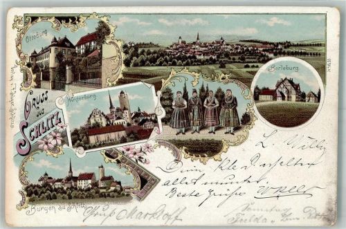 Schlitz 1905 Ottoburg Berleburg Hinterburg Volkstrachten