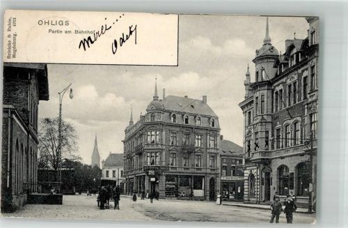 Ohligs 1903 Am Bahnhof