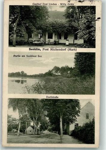 Seddin Seddiner See Gasthaus Drei Linden