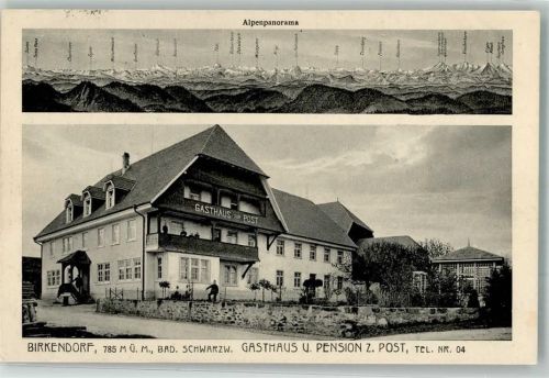 Birkendorf 1920 Gasthaus zur Post