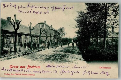 25821 W2257 Breklum 1903 - Dorfstrasse