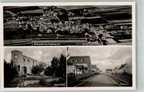 Giebelstadt Fliegeraufnahme Siedlung Geyerschloß