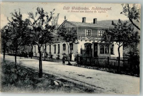 09356 O9271 Kuhschnappel 1906 - Cafe Waldfrieden