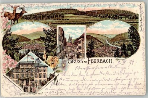 Eberbach 1899 Hotel Leininger Hof