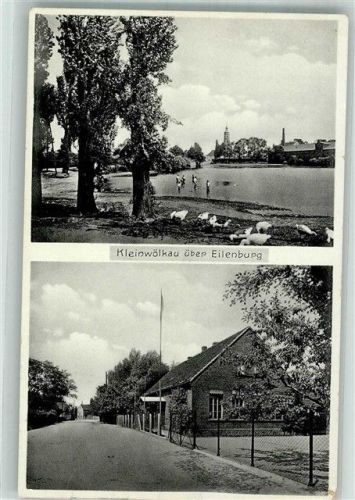 Wölkau Kleinwölkau Ententeich Dorfstrasse