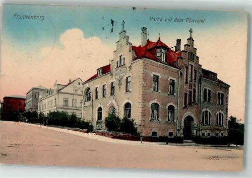 Frankenberg 1917 Am Pfarramt