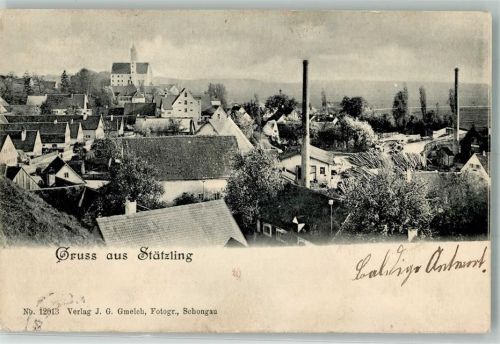 Stätzling 1904 Pfarrkirche St. Georg