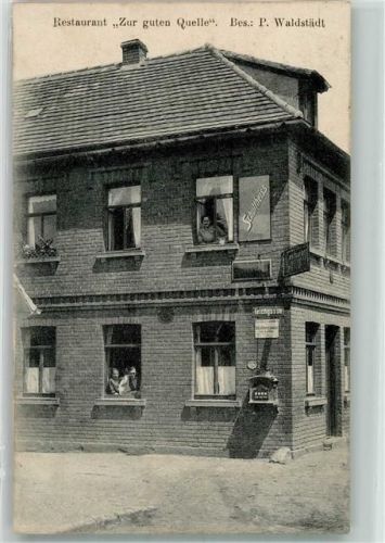 Burgk Gasthaus zur guten Quelle Emailleschild Werbung Schultheiss-Bier Ort lt. Stempel