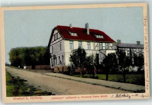 Sinstorf 1918 Waldkater Pensionat Herm. Wendt
