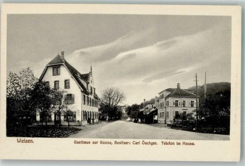 79780 W7894 Weizen Foto AK Gasthaus zur Sonne