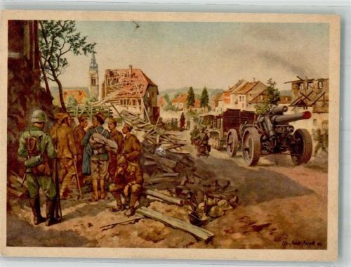 WK II Das Deutsche Heer Bild 3 Vormarsch der Truppen XII 1940