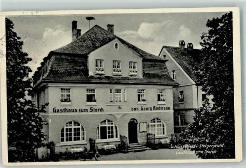 Schlüsselfeld Gasthaus zum Storch Motorrad