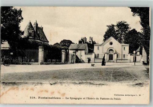 Fontainebleau Entree du Parterre du Palais Synagoge 1923