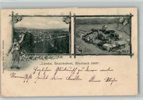 83714 W8160 Miesbach BOAKC Landwirtschaftliches Bezirksfest 1903