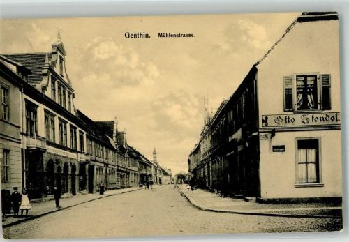 Genthin 1911 Mühlenstraße