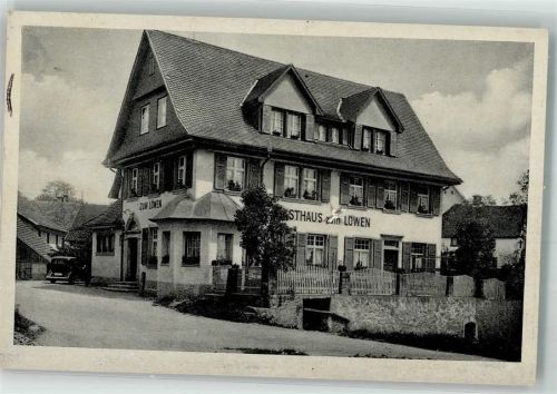 Oberhof Posthilfstelle Oberhof Gasthaus zum Löwen