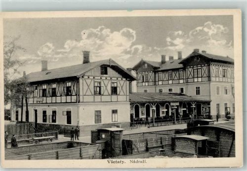 Melnik Vestaty Eisenbahnknoten Bahnhof Eisenbahn
