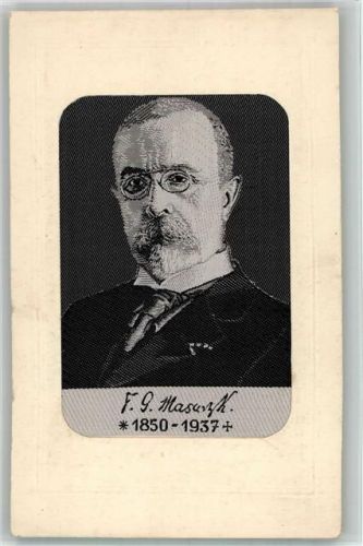 Masaryk Präsident Tschechien 1850-1937