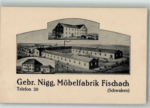 Fischach Möbelfabrik Gebr. Nigg Werbung