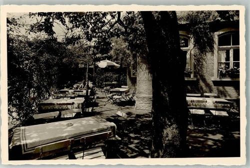 88709 W7758 Meersburg , Bodensee Foto AK Gasthaus Schützen Gartenwirtschaft