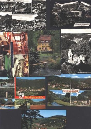 Gößweinstein Ortsteile , Lot mit 8 div AK