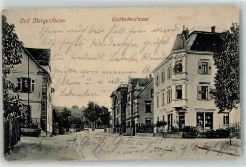 Bad Mergentheim 1916 Wachbacherstraße