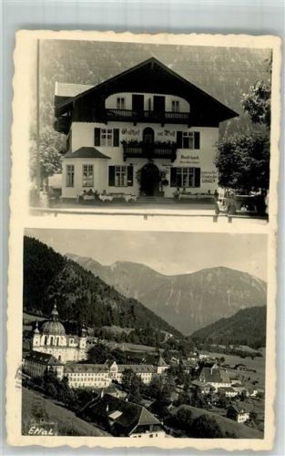Ettal Kloster Ettal Gasthaus zur Post RS. Gasthausstempel