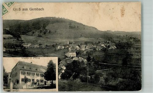 Gersbach 1912 Gasthaus zum Pflug