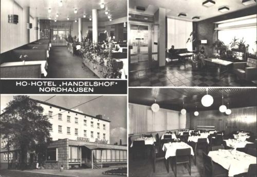 Nordhausen 1975 Ho Hotel Handelshof, KEINE AK, ca. 21x14,5 cm