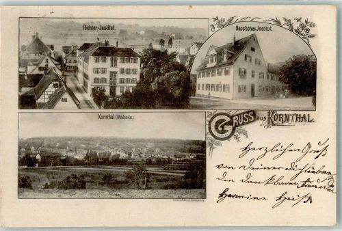 Korntal 1904 Töchter-Institut Hoss'sches Institut Korntal