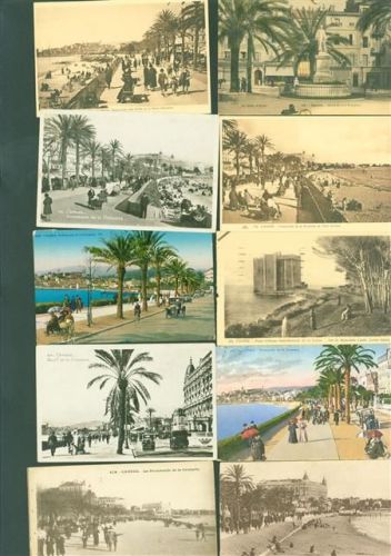 06150 Cannes Kleinposten bis 20 Lot mit 12 AK teils mit Gebrauchsspuren