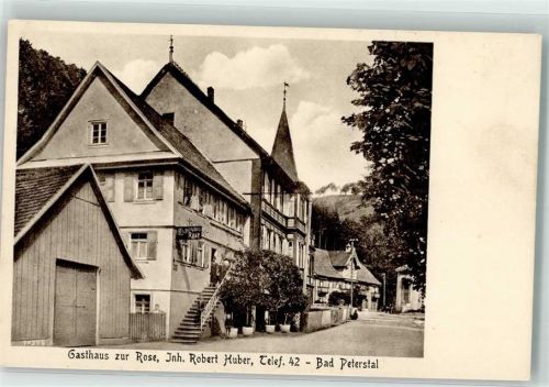 Bad Peterstal Gasthaus zur Rose