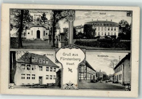 Fürstenberg Krieger Gedächtnis-Kapelle Schule Kirchstraße