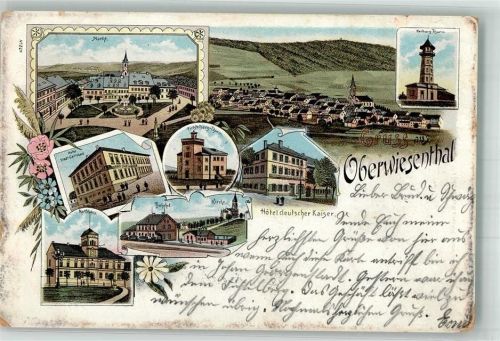 Oberwiesenthal 1899 Rathaus Hotel Stadt Karlsbad Bahnhof Hotel Deutscher Kaiser Keilberg-Turm