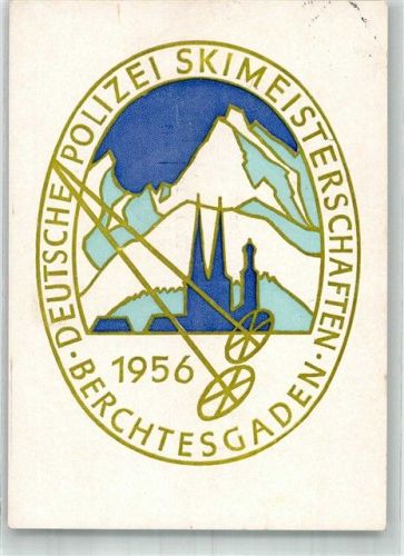 Berchtesgaden 1956 Polizei Skimeisterschaften Wintersport