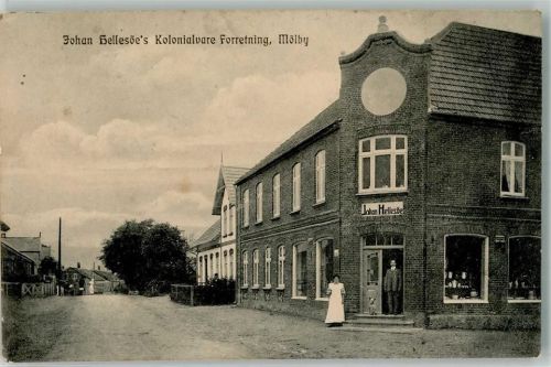Mjölby 1919 Geschäft Johan Hellesöes Kolonialwaren Forretning