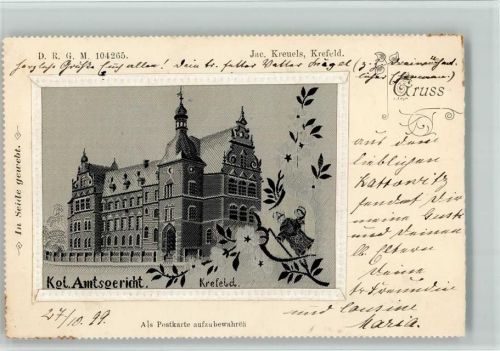 Krefeld 1899 Amtsgericht