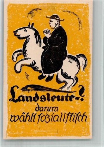 1919 Landsleute ? darum wählt sozialistisch Wahl zur Verfassungsgebenden Deutschen Nationalversammlung