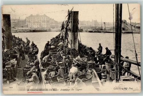 Boulogne-sur-Mer 1905 Amorcage de Lignes