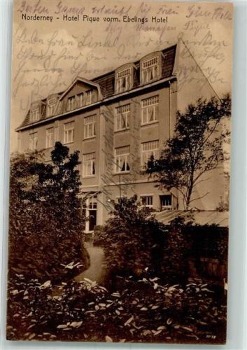Norderney 1918 Hotel Pique
